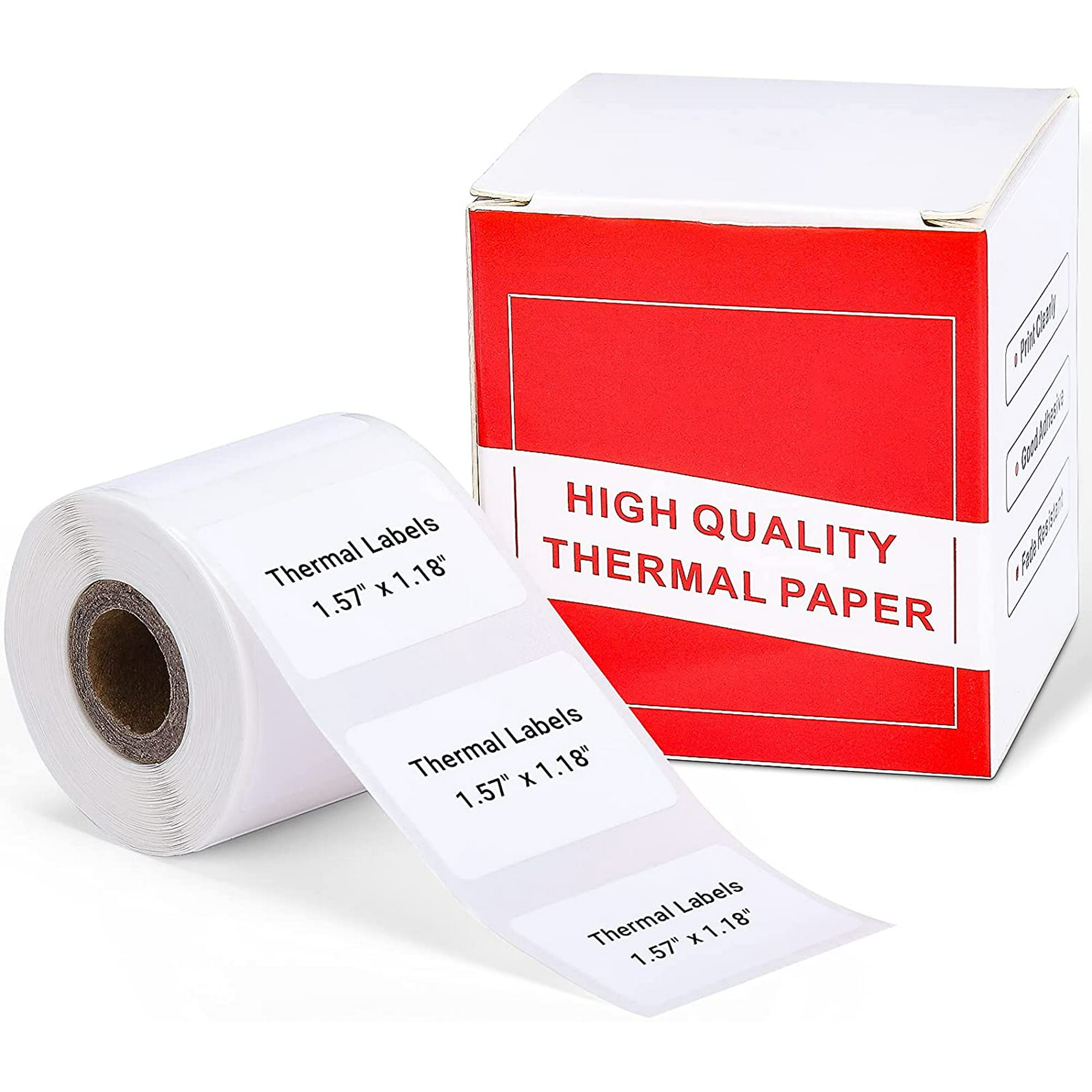 M110 Label Paper Compatible with Phomemo M110 M200 Bluetooth Label Printer 1.57”x1.18” 40x30mm Multi-Purpose Square Self-Adhesive Label Thermal Label Roll One Roll of 230 Labels 